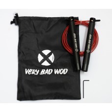 Corde à sauter noire câble rouge Speed + | VERY BAD WOD