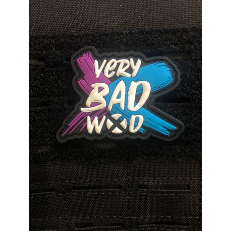 BRUSH black 3D PVC velcro patch | VERY BAD WOD