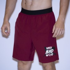 Men's burgundy SOFT short | VERY BAD WOD