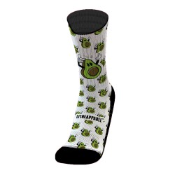 White workout socks RUDE AVOCADO EXCLUSIVE TD | LITHE APPAREL