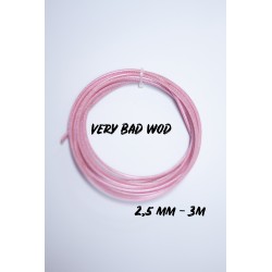 Cable 2,5 mm rose 3 m| VERY BAD WOD