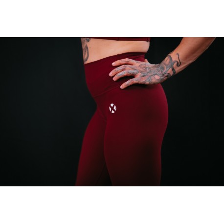 Legging rouge femme best sale