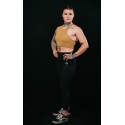 Crop Bra sport high chest jaune gold CHELSEA|VERY BAD WOD