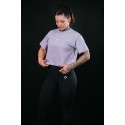 Crop top oversize violet TRAIN HARD STAY COOL | VERY BAD WOD