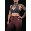 Jogger pant taille haute Femme THE FLEXY Purple Plum | VERY BAD WOD