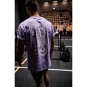 T-Shirt oversize unisexe violet TRAIN HARD STAY COOL | VERY BAD WOD