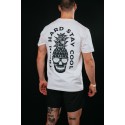 Unisex white T-Shirt TRAIN HARD STAY COOL | VERY BAD WOD