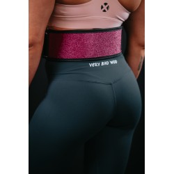 GLOSSY RASPBERRY pink Weightlifting Belt| VERY BAD WOD