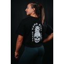 Crop top oversize noir TRAIN HARD STAY COOL | VERY BAD WOD