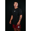 Unisex black oversized T-Shirt TRAIN HARD STAY COOL | VERY BAD WOD