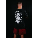 Unisex black oversized T-Shirt TRAIN HARD STAY COOL | VERY BAD WOD