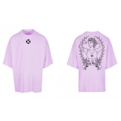 Unisex light pink oversized T-Shirt STRONG BEAUTY | VERY BAD WOD