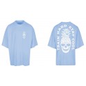 T-Shirt crossfit unisexe bleu ciel STRONG BEAUTY | VERY BAD WOD