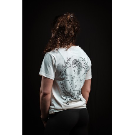 Unisex white T-Shirt STRONG BEAUTY | VERY BAD WOD