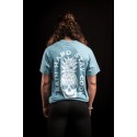 T-Shirt crossfit unisexe bleu ciel STRONG BEAUTY | VERY BAD WOD