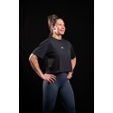 VERY BAD WOD Crop top oversize noir SAINT OF MY TIME