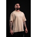 T-Shirt oversize unisexe greige brown SAINT OF MY TIME | VERY BAD WOD