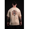 T-Shirt oversize unisexe brun grège SAINT OF MY TIME | VERY BAD WOD