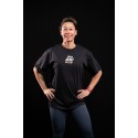 T-Shirt oversize unisexe noir WAKE UP BEFORE TIME CAP | VERY BAD WOD