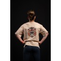 T-Shirt oversize unisexe greige brown SAINT OF MY TIME | VERY BAD WOD