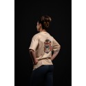 T-Shirt oversize unisexe greige brown SAINT OF MY TIME | VERY BAD WOD