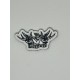 Patch PVC 3D velcro blanc FRAN | VERY BAD WOD
