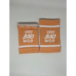 Bandes de poignet absorbantes - SWEATBANDS corail | VERY BAD WOD