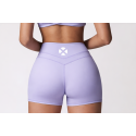 Short femme sport violet lilas Very Bad Wod Mindy vue de face short femme sport