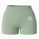 short crossfit femme vert taille haute box