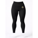 Legging sport noir femme musculation squat