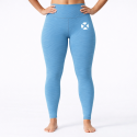 Legging taille haute galbant Femme MARBLE bleu | VERY BAD WOD