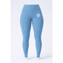 Legging taille haute galbant Femme MARBLE bleu | VERY BAD WOD