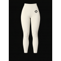 Legging gym femme blanc crème legging squat proof