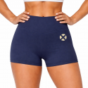 short femme sport bleu gris fitness training