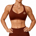 brassière sport femme Anna marron fitness
