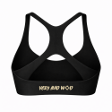brassière sport respirante noir femme musculation