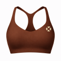brassière fitness femme marron training