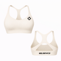 Brassière Sport Femme Anna Blanc Crème