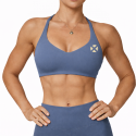 Brassière Sport Femme Anna Bleu Gris