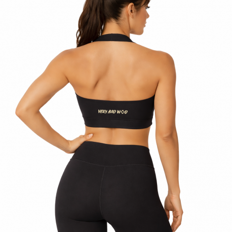 brassière sport femme noir Linda Col Very Bad Wod Cross Training