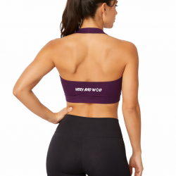 Brassière Sport Femme Linda Col Violet