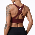 Crop bra CHELSEA model cardinal red| VERY BAD WOD