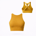 Crop bra CHELSEA model gold| VERY BAD WOD