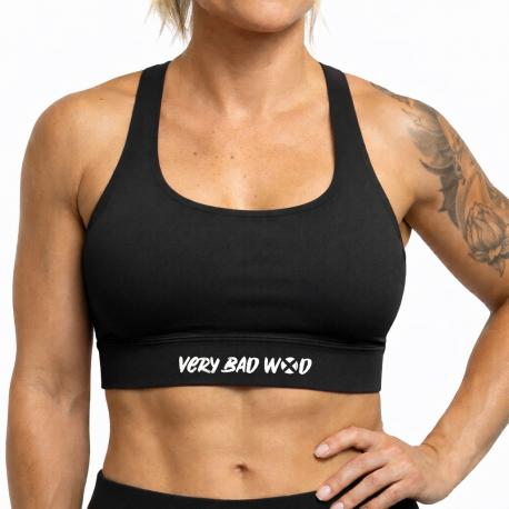 Sport bra HELEN model black | VERY BAD WOD