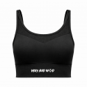 Brassière sport Nancy noire Very Bad Wod femme idéale pour fitness et musculation