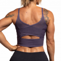 Brassière Very Bad Wod Nancy violette femme fitness et WOD avec mesh transparent respirant