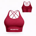 Brassière Kelly framboise femme Very Bad Wod maintien couvrant pour CrossFit et training