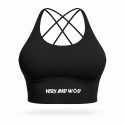 Brassière Kelly noire femme Very Bad Wod style sexy pour CrossFit et fitness