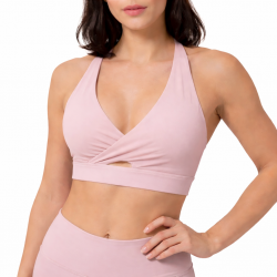 Sport bra BARBARA model pink powder| VERY BAD WOD