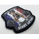 Patch Velcro Very Bad Wod Stop Crying Start Lifting Femme